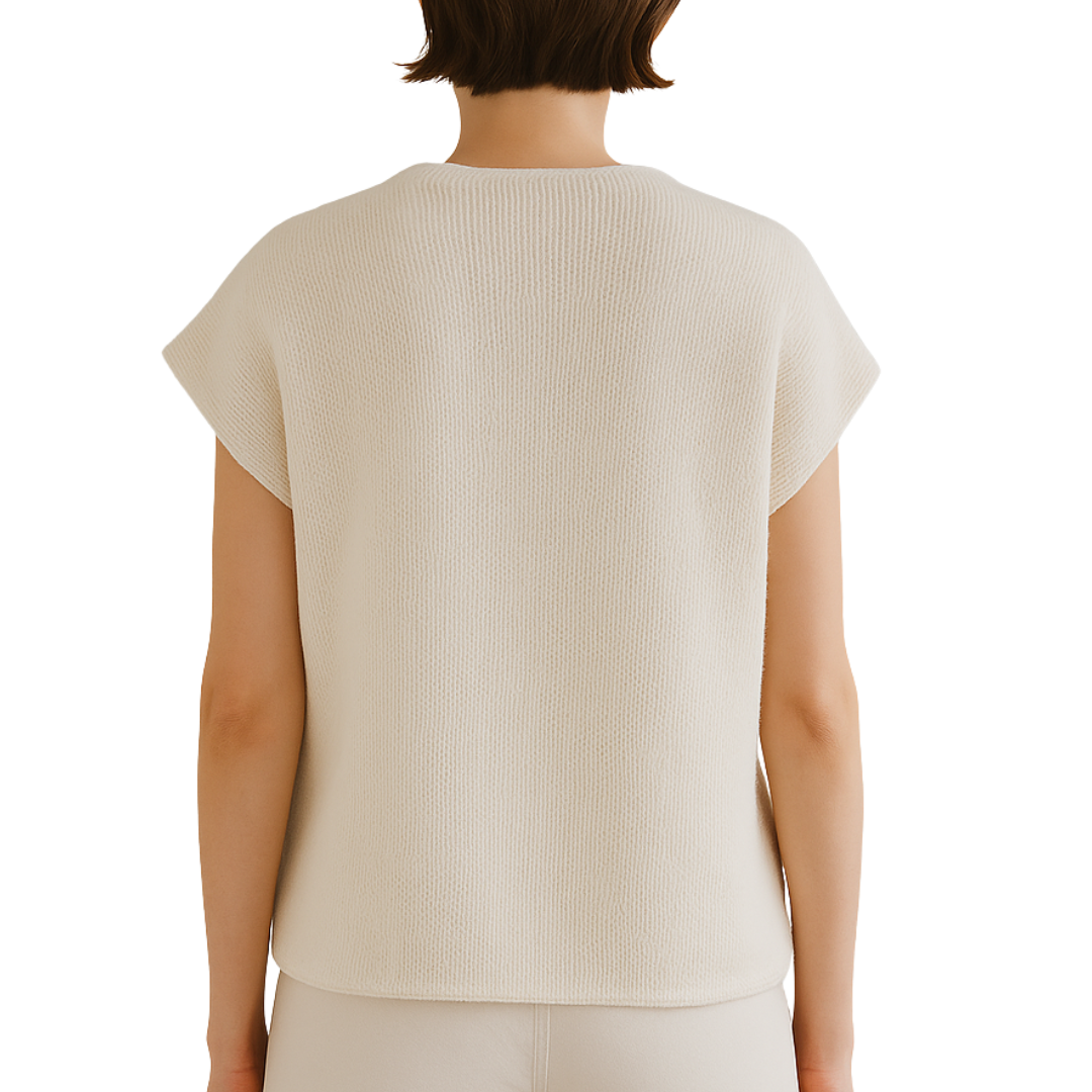 Soraya Vest in Ivory