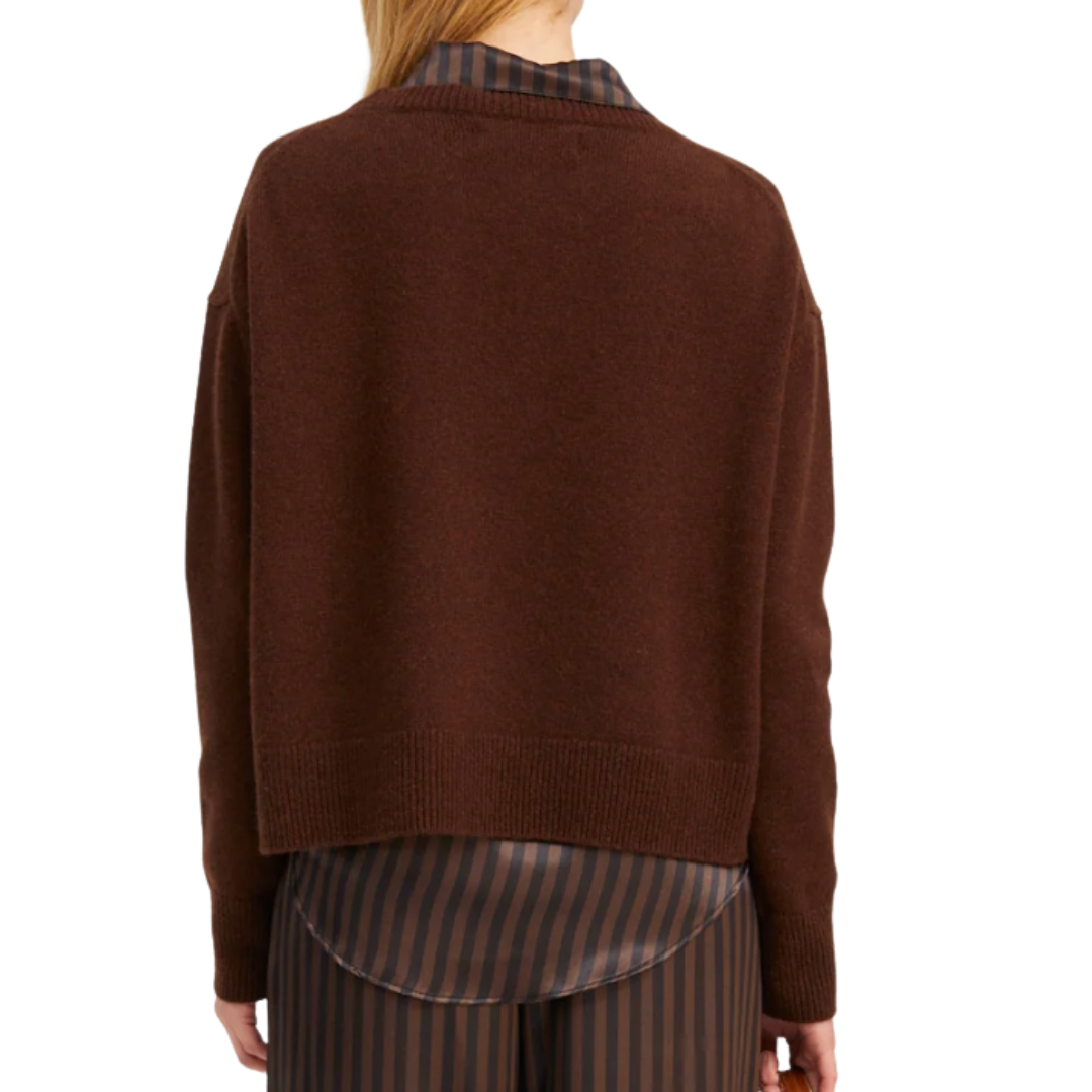 Boxy Sweater in Americano