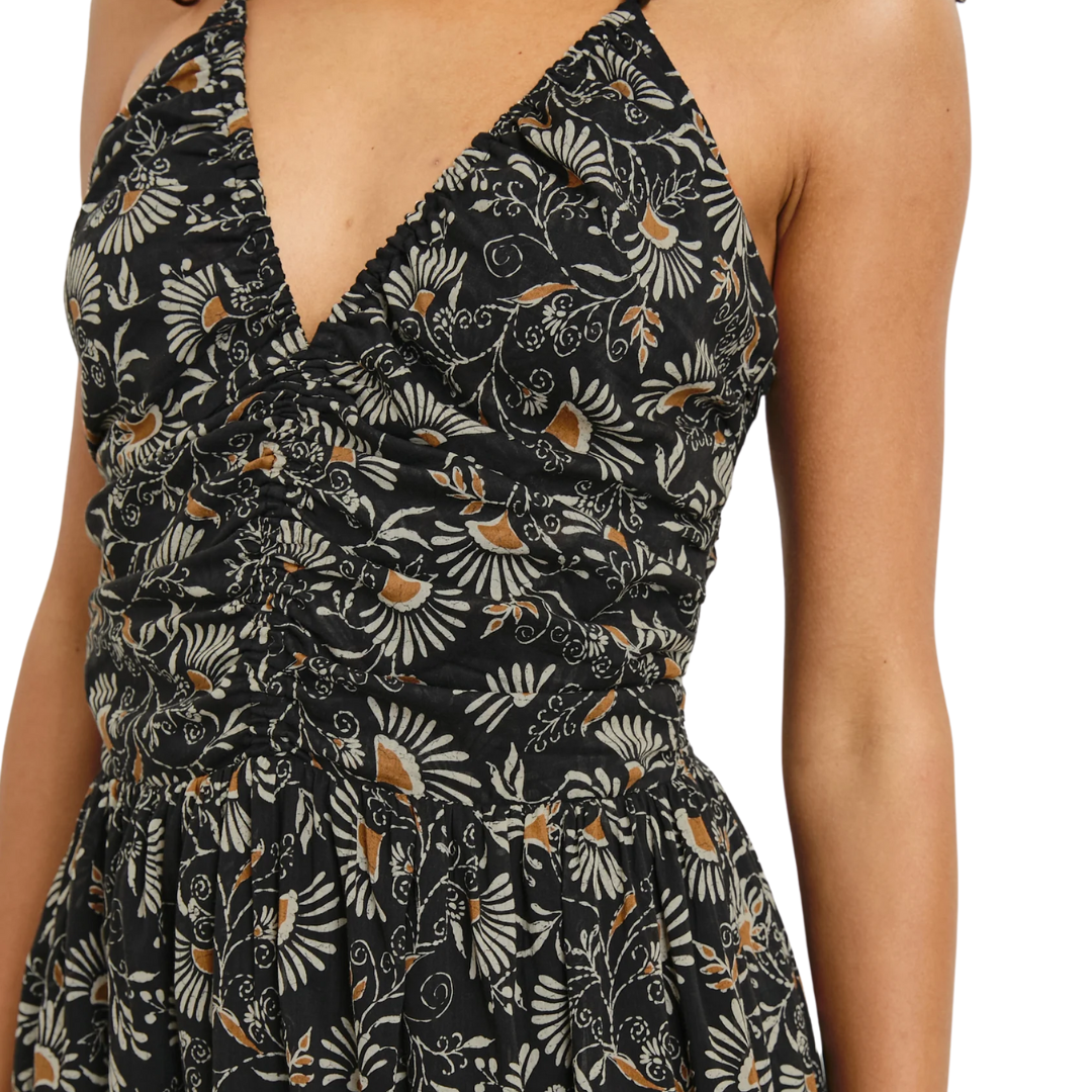 Palm Dress in Cassia