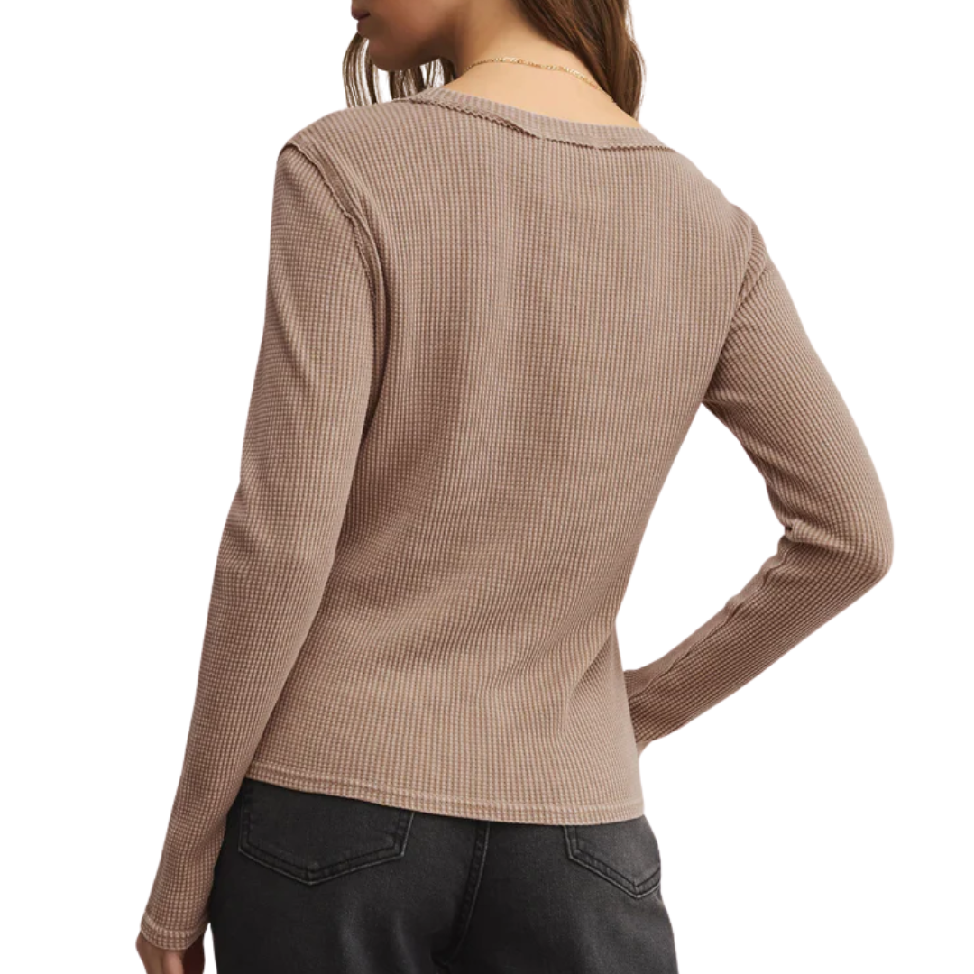 Arlet Mini Thermal Top in Desert Tan