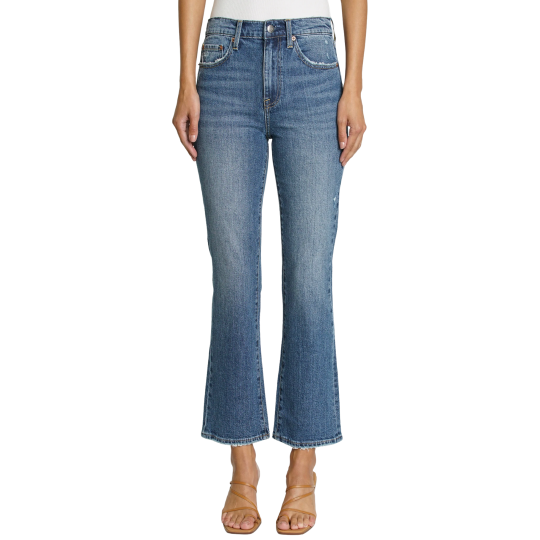 Lennon High Rise Cropped Boot Jean in Adore