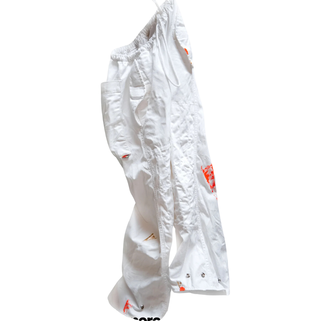 Flap/Snap Japanese Twill Karate Pant in Super White