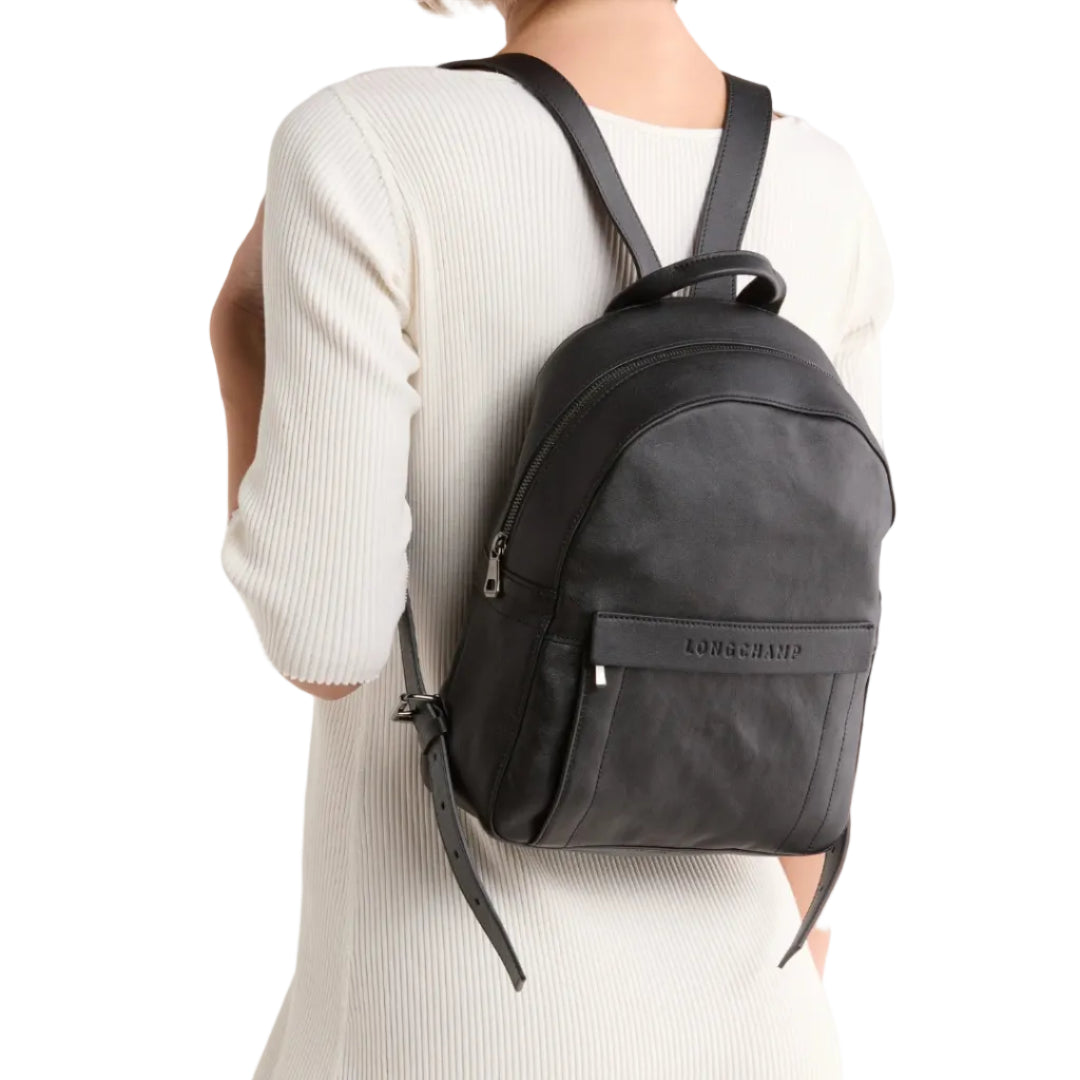 3D Small Backpack in Black