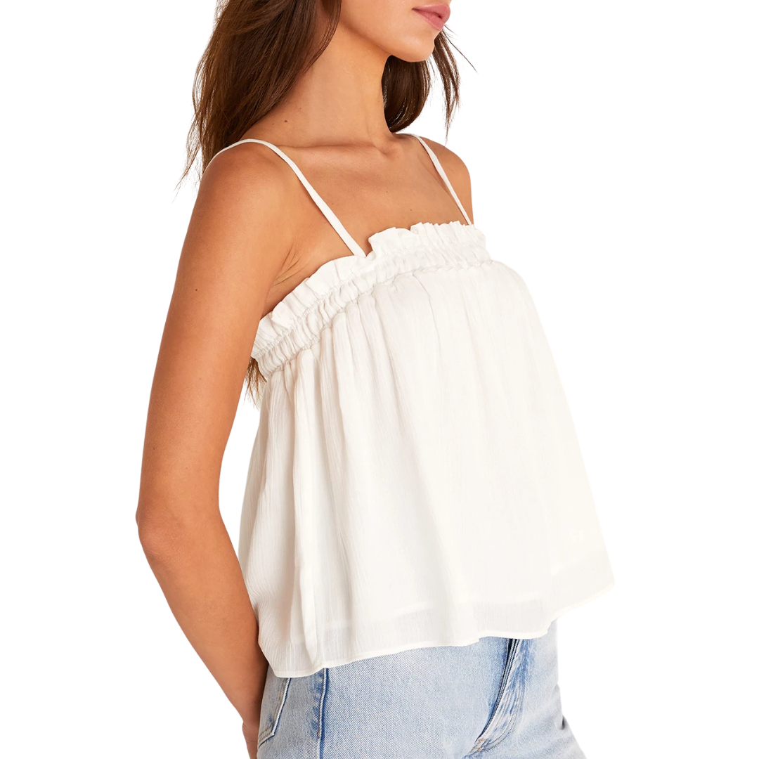 Stacy Tank Top in White