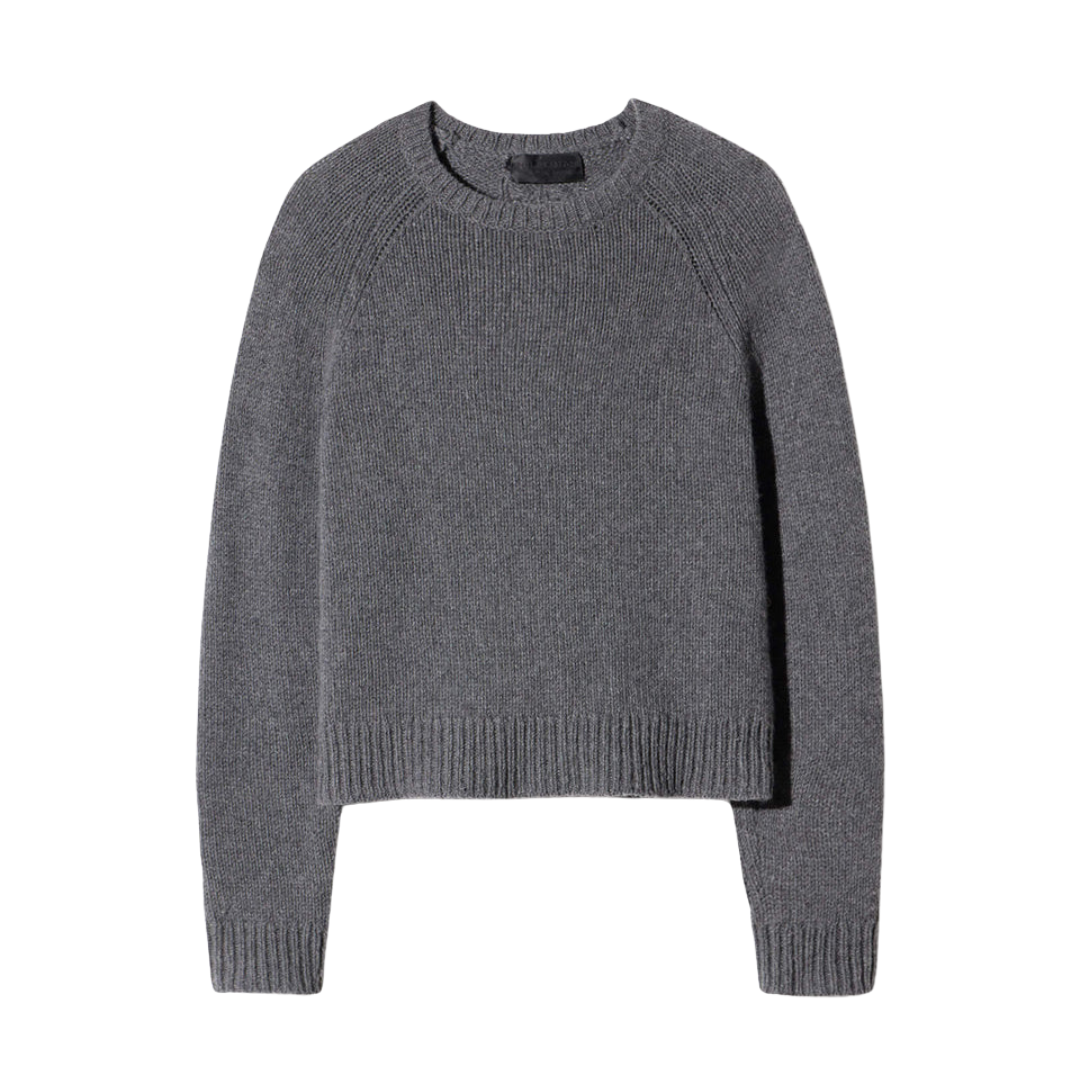 Laurel Sweater in Dark Charcoal Melange