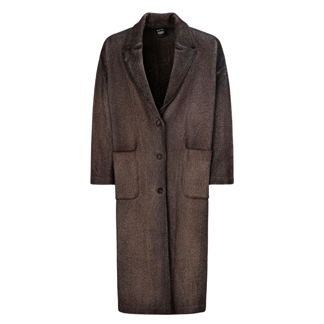 Herringbone Rever Coat in Moro