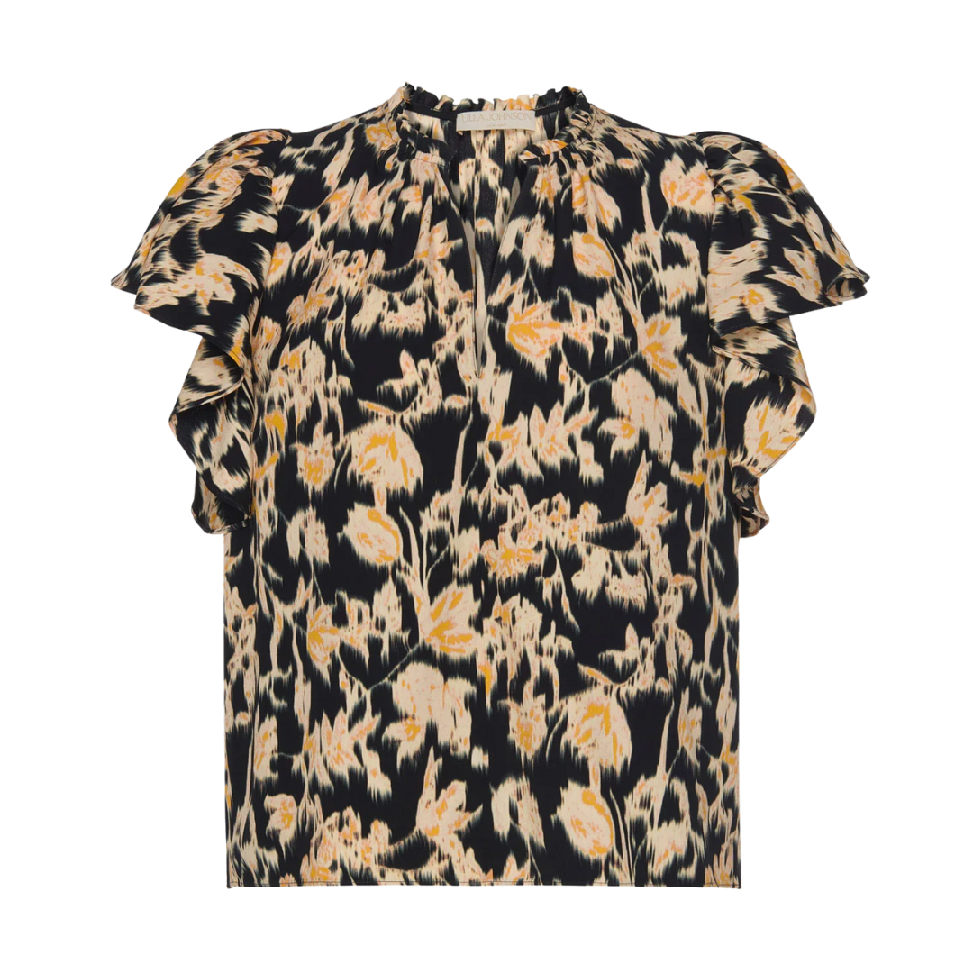 Lilo Flutter Sleeve in Tourmaline