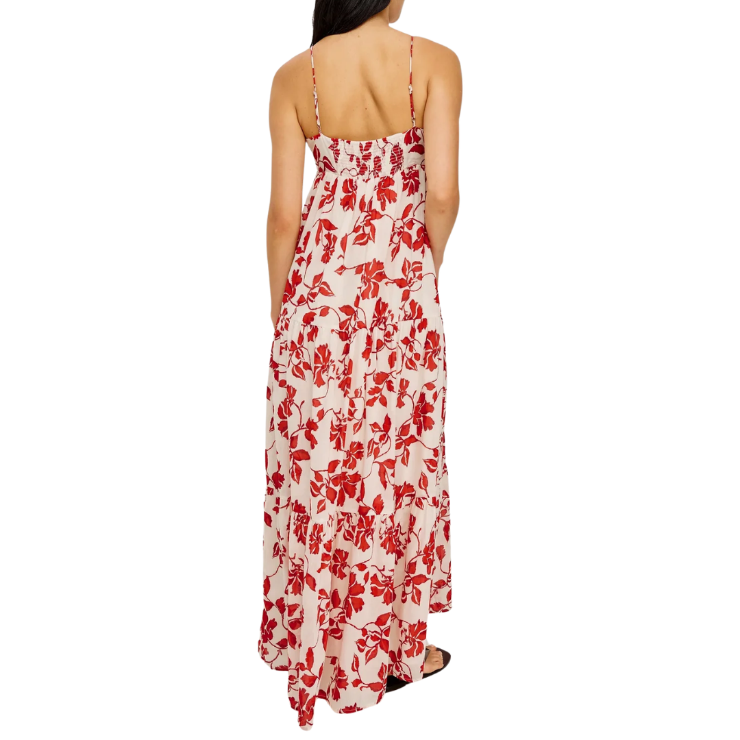 Mica Dress in Red Jasmine