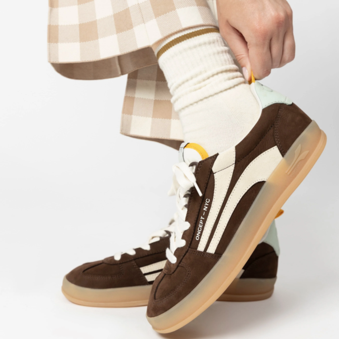 Fez Hydro Suede Sneaker in Espresso