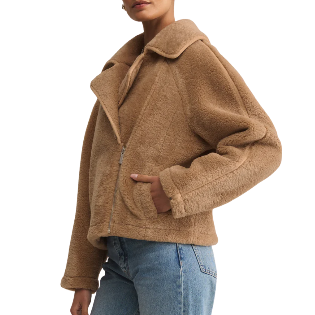 Townsend Sherpa Jacket in Natural