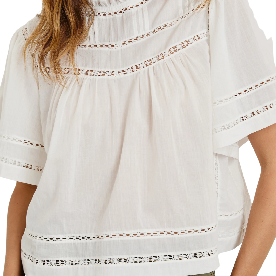 Daisy Blouse in White