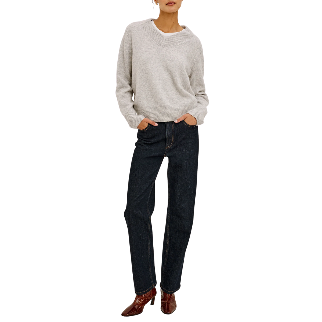 Lidya Sweater in Heather Grey