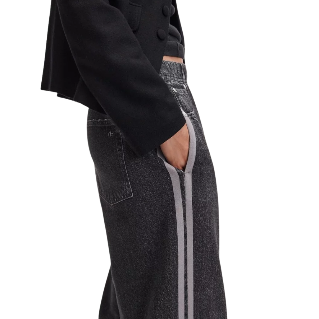 Miramar Sport Stripe Track Pant in Barren