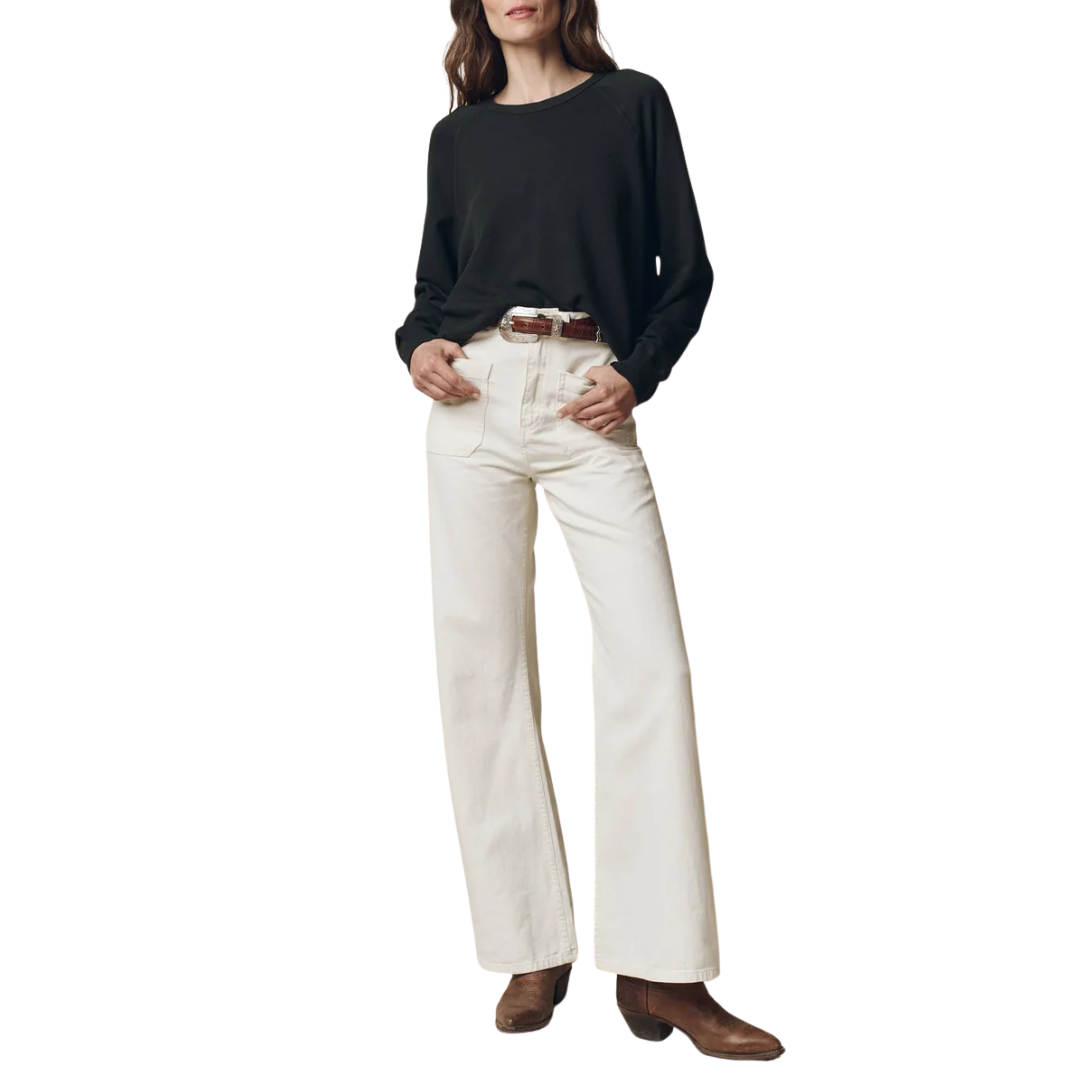 The College Sweatshirt in Almost Black