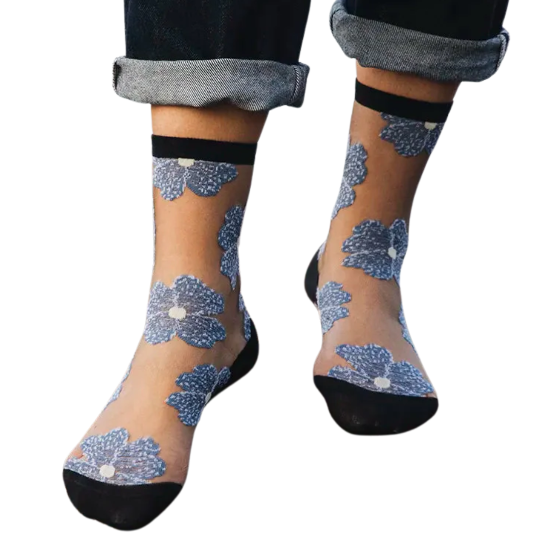 Murano Socks in Blue