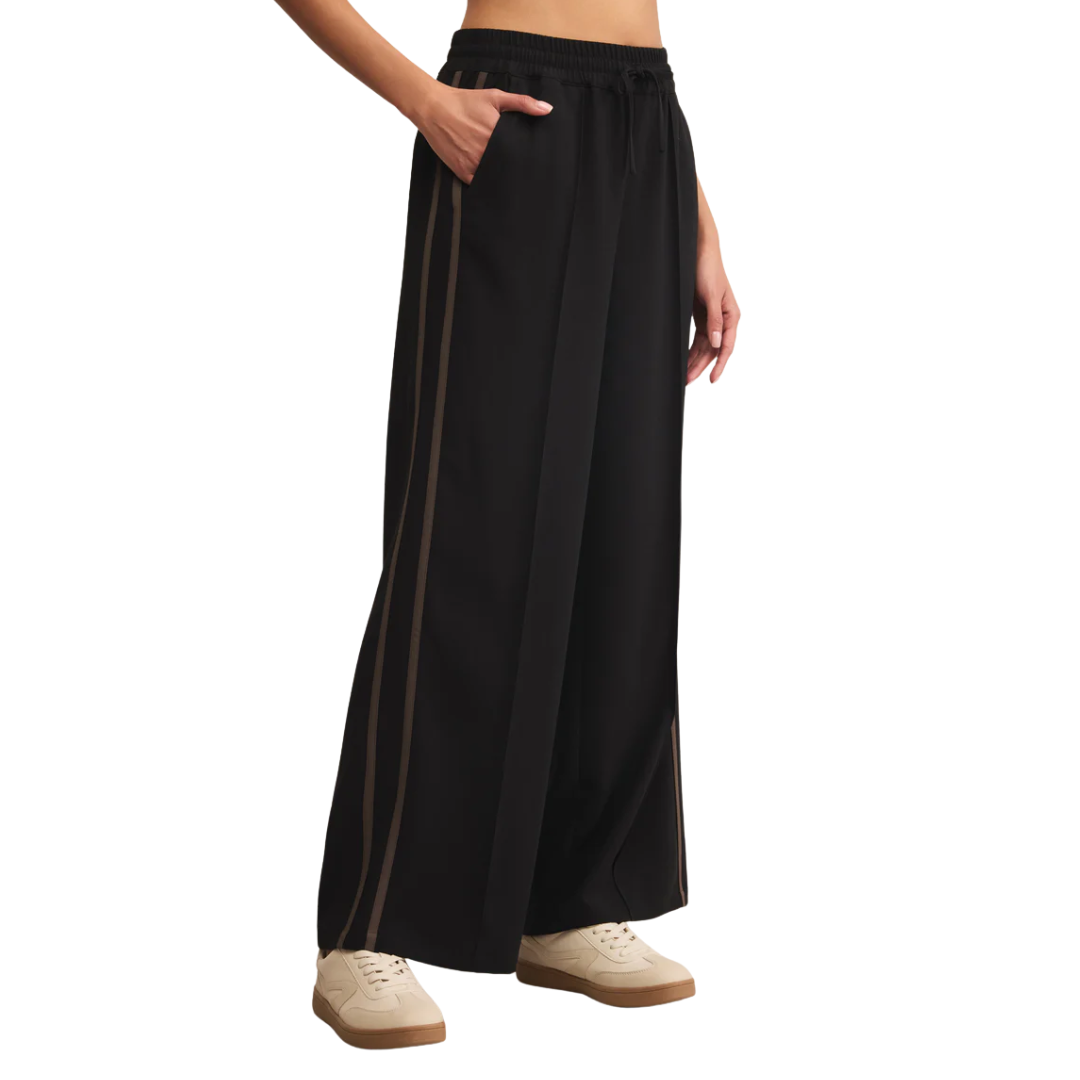 Saunder Track Pant in Black