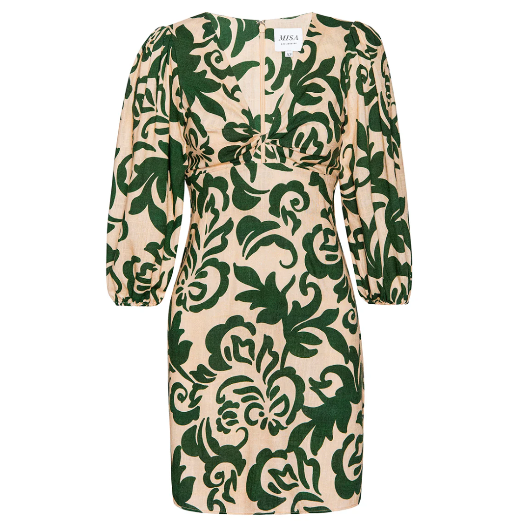 Willa Dress in Tonal Cactus