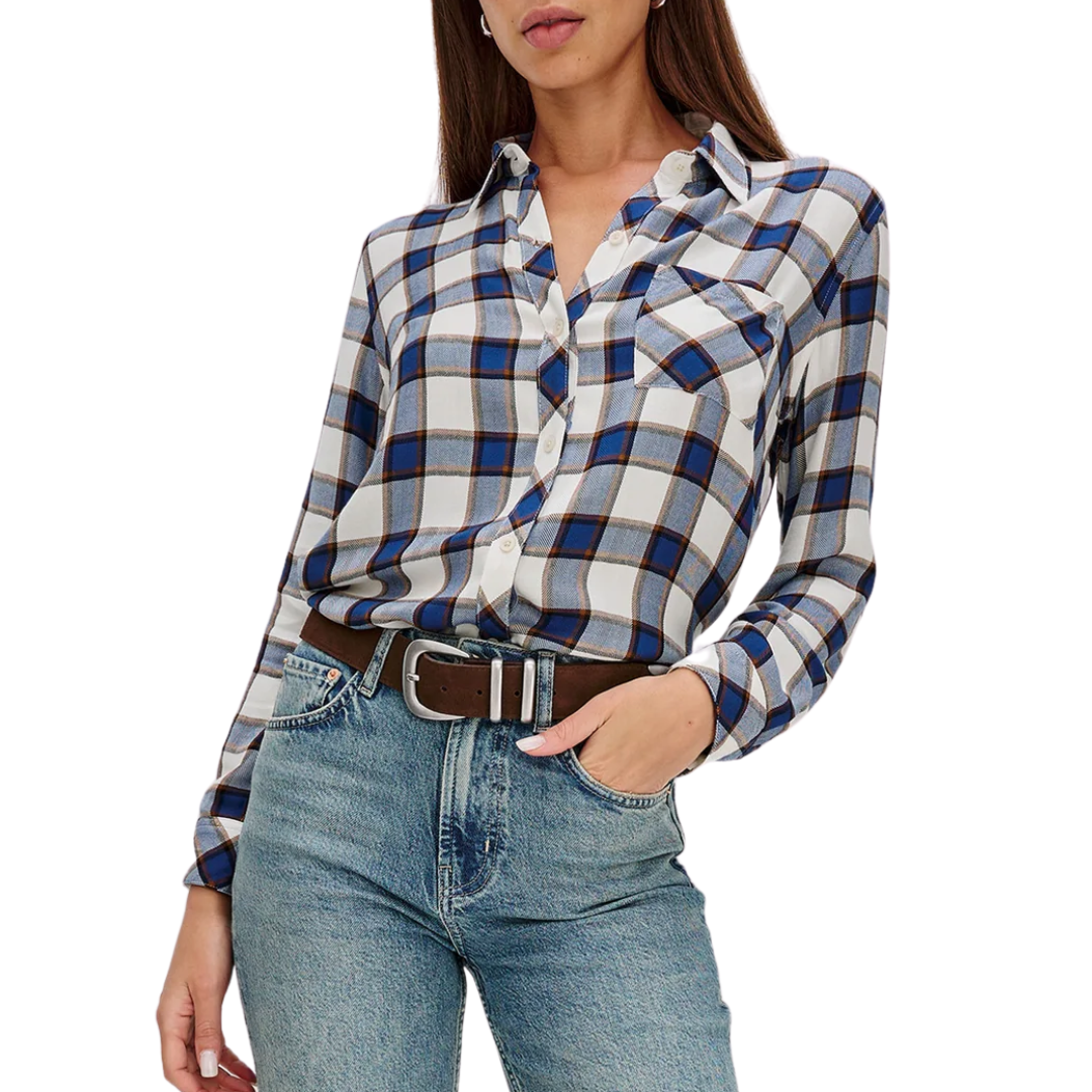 Hunter Shirt in Golden Cobalt