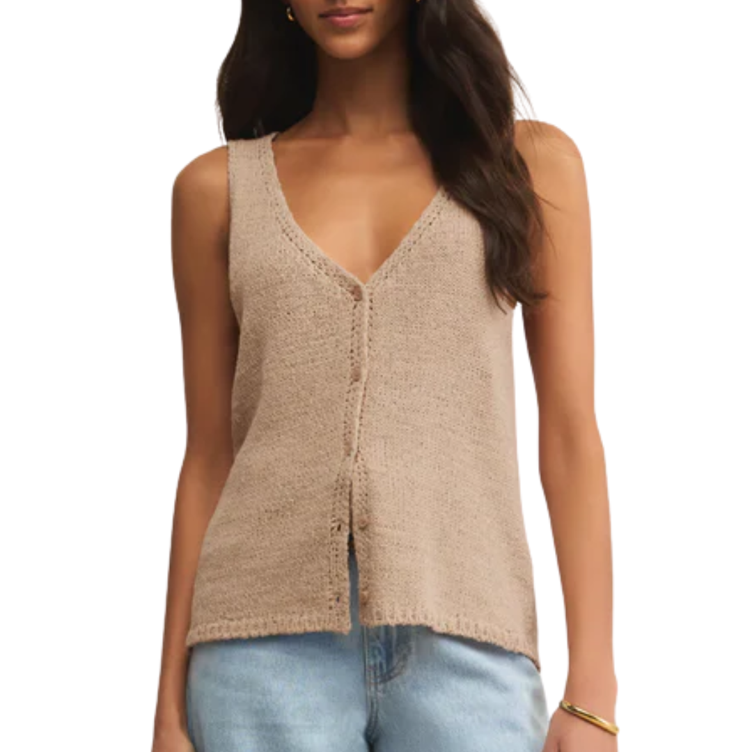 Mage Sweater Vest in Natural