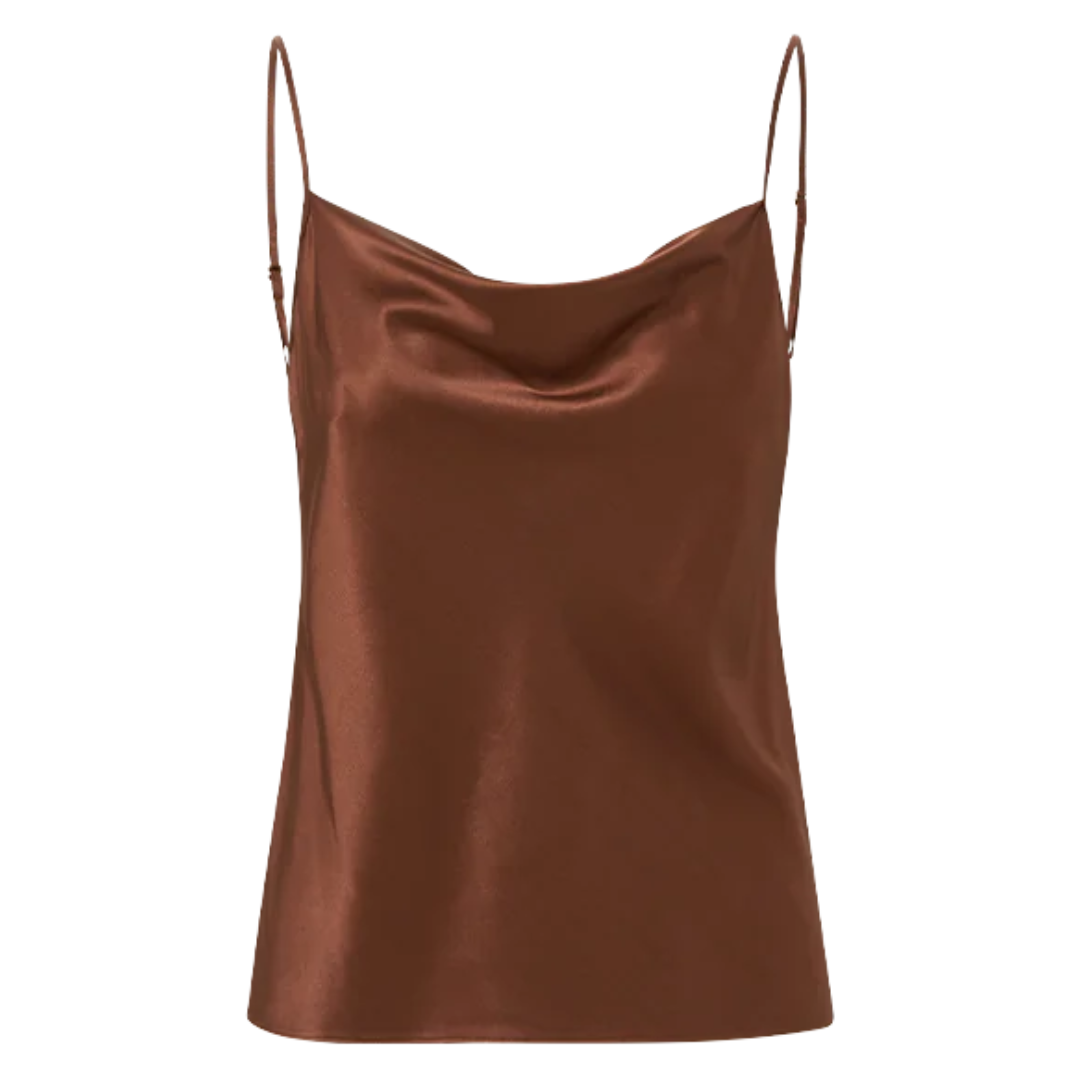 Sola Stretch-Silk Tank Top in Light Chicory