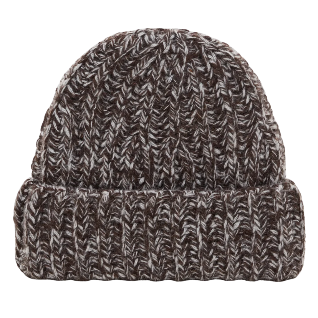 Pure Wool Hat in Cinder Brown
