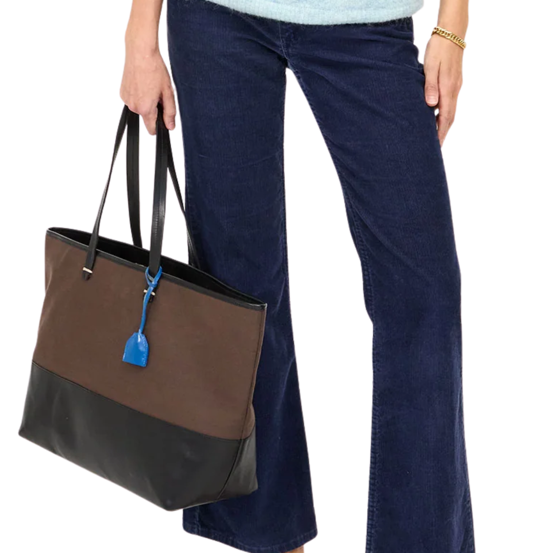 Volie Canvas Tote in Kalamata/Black