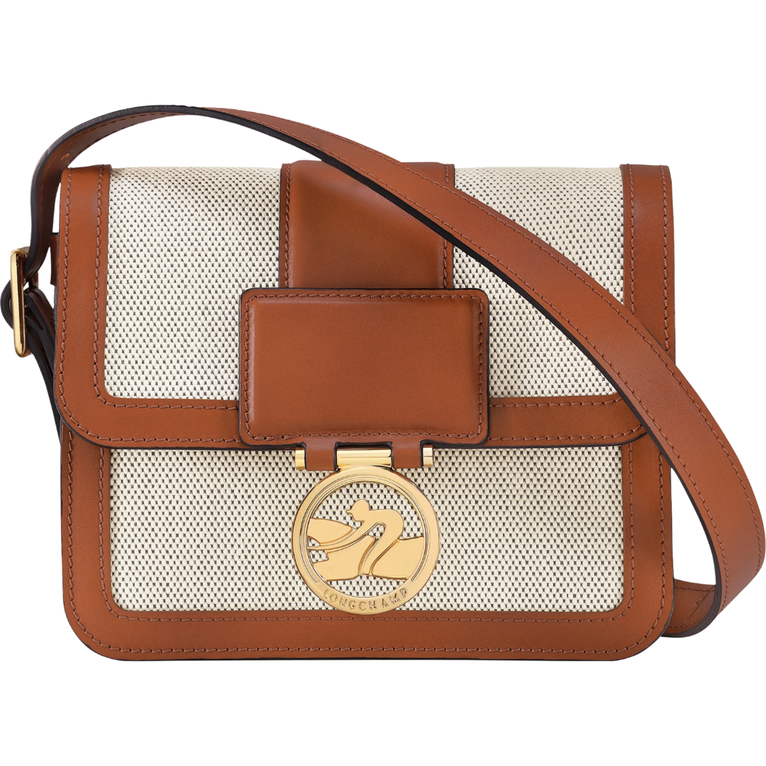 Box-Trot Crossbody Bag S in Cognac