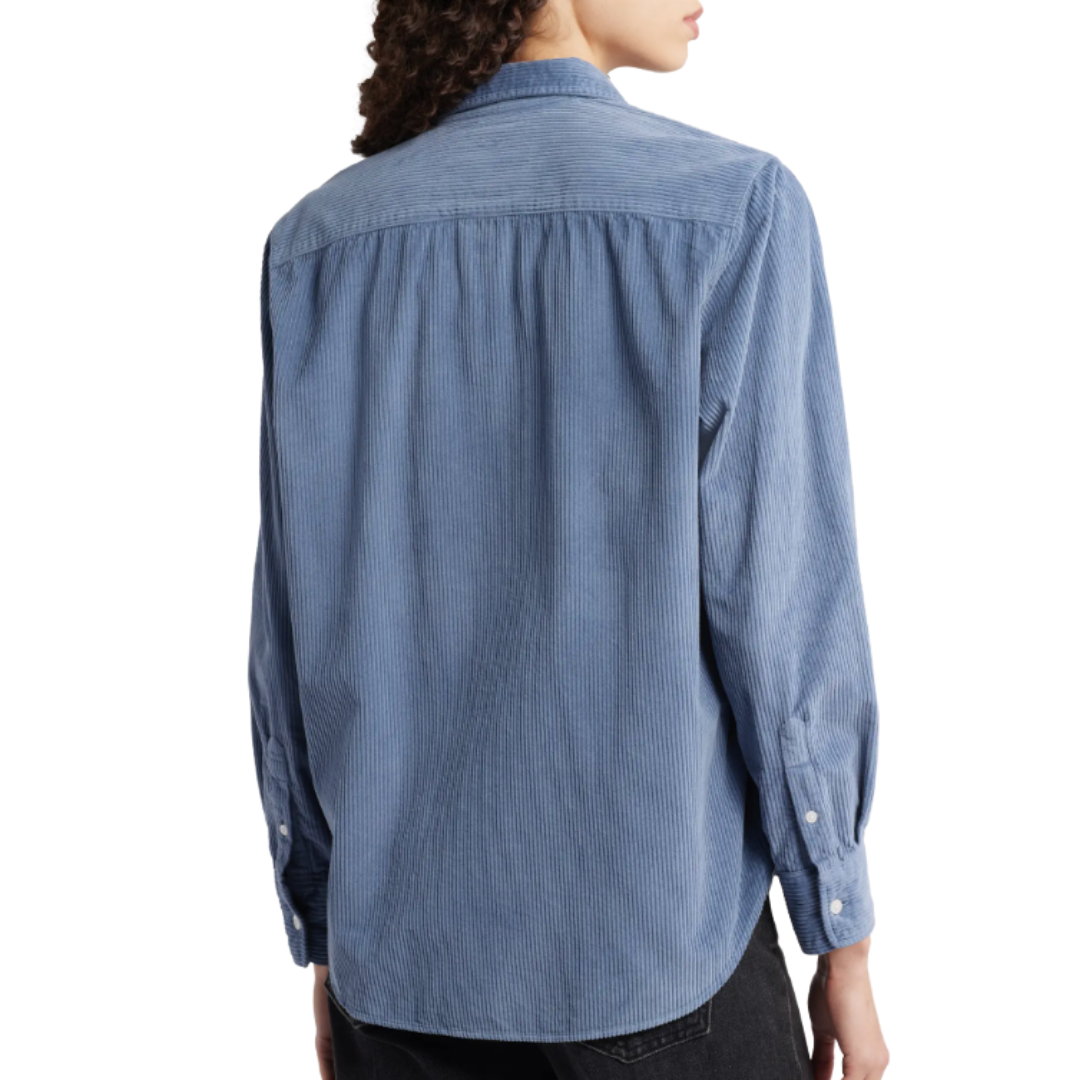 Barry in Slate Blue Corduroy