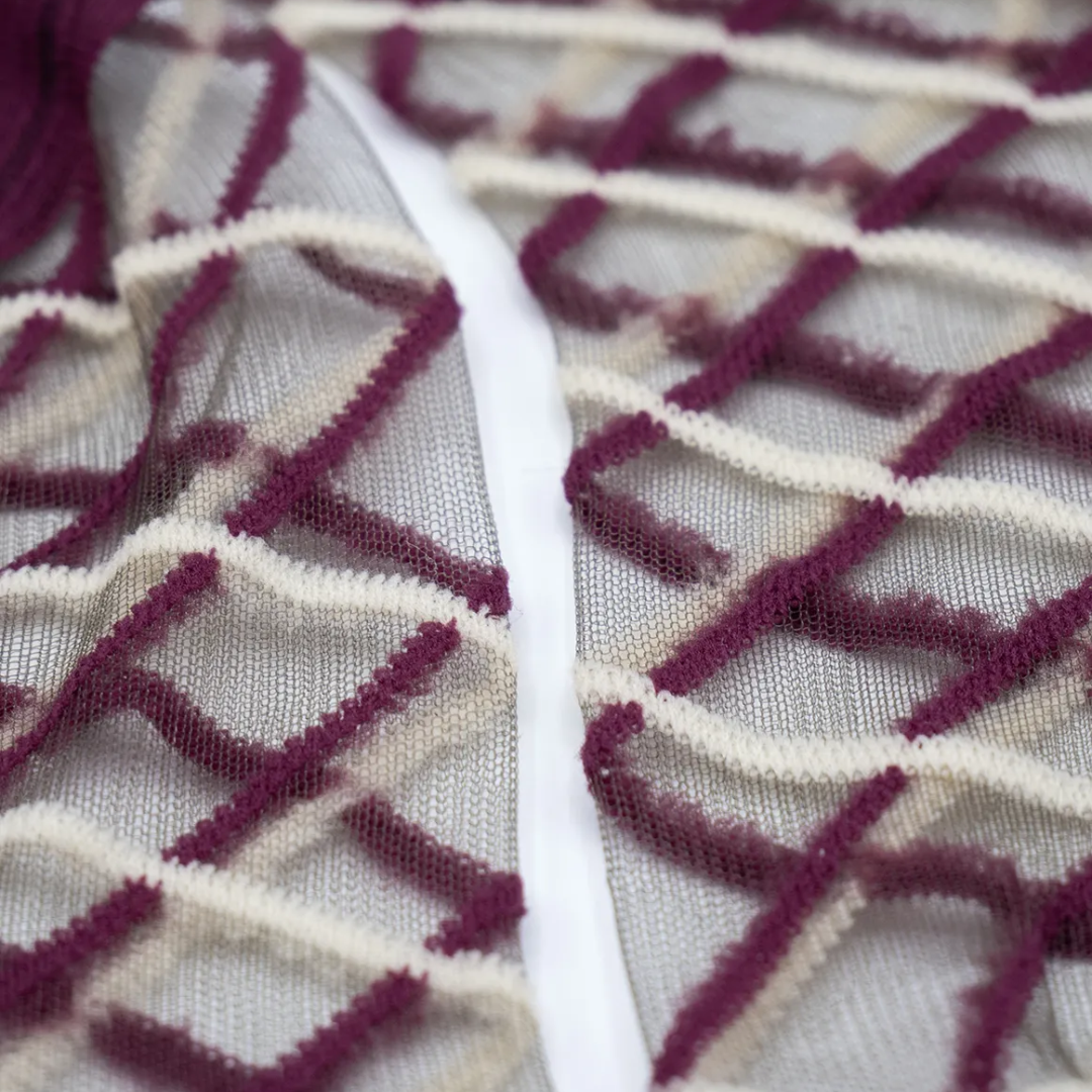 Brooklyn Bridge Socks in Bordeaux