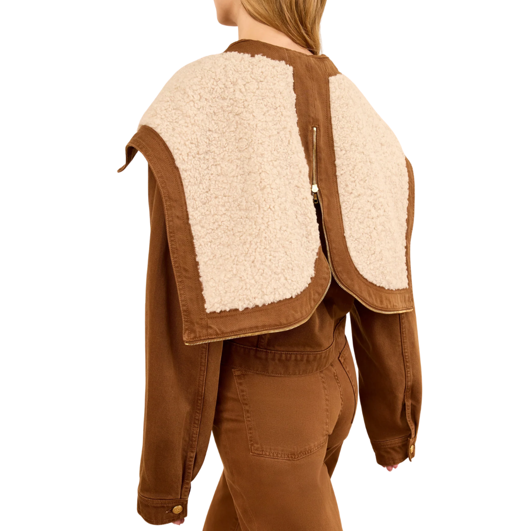 The Sybil Denim Jacket in Umber