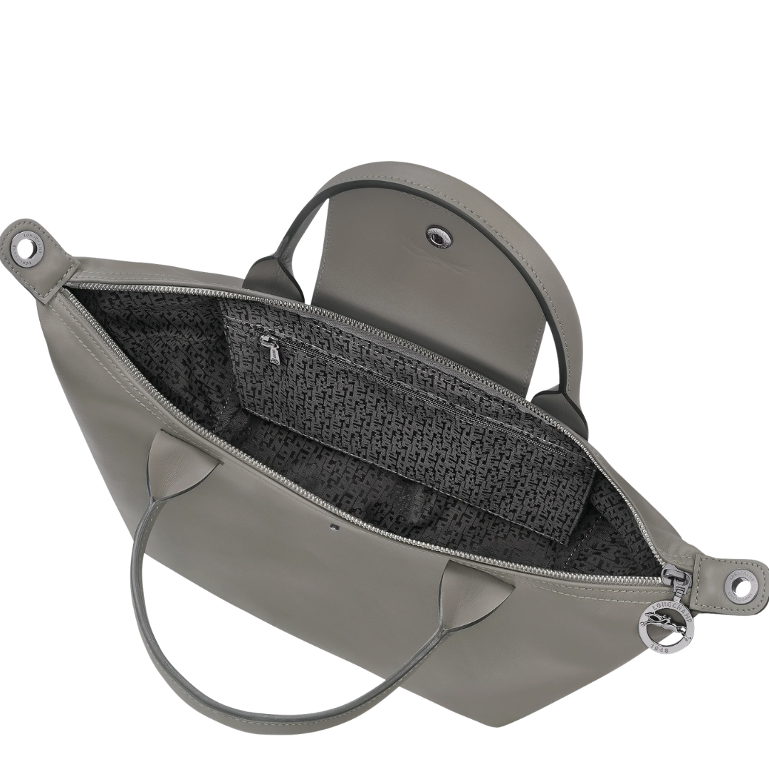 Pliage Xtra Leather MD Crossbody Bag in Turtledove