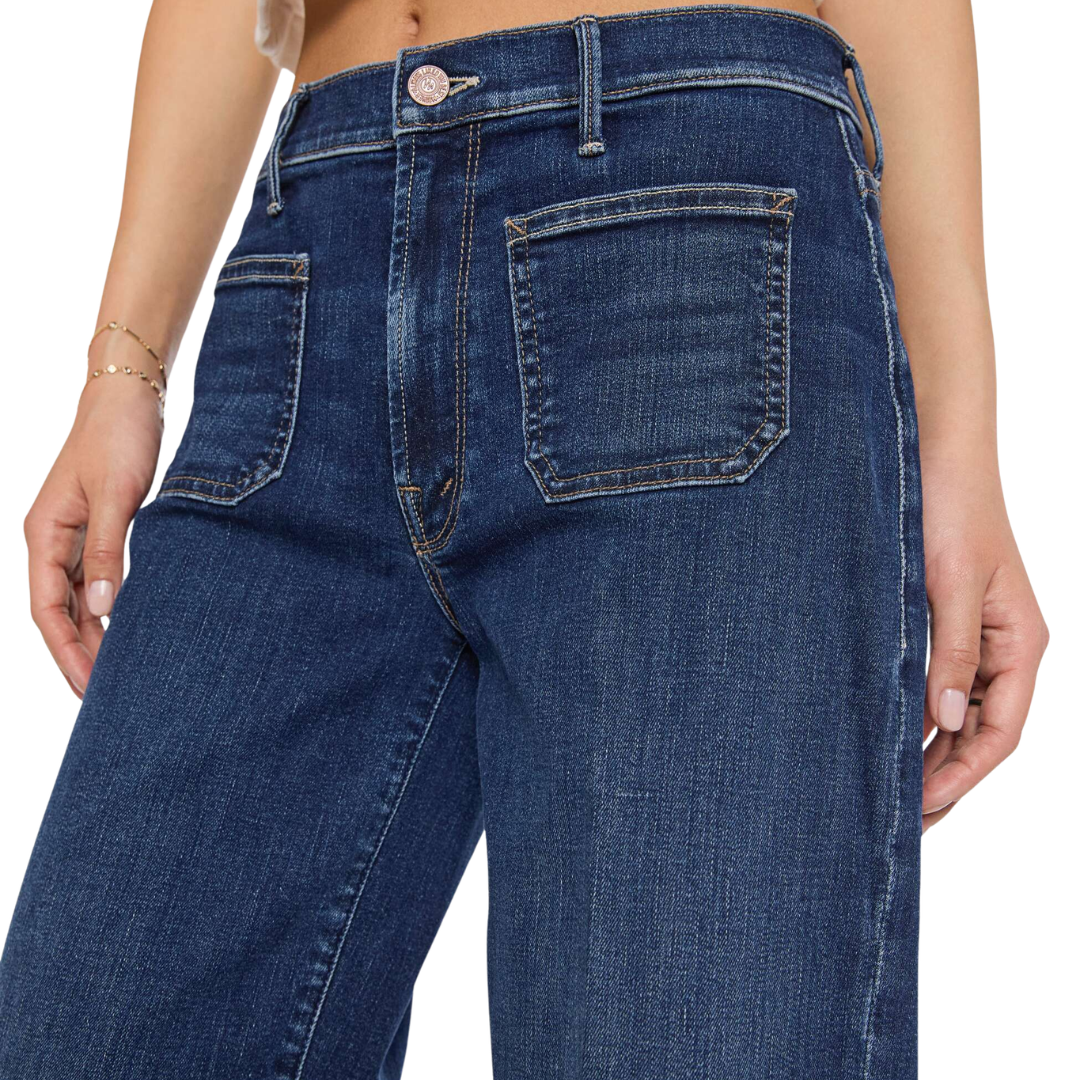 PETITES The Lil Patch Pocket Mid Rise Maven Sneak in Backstage Pass