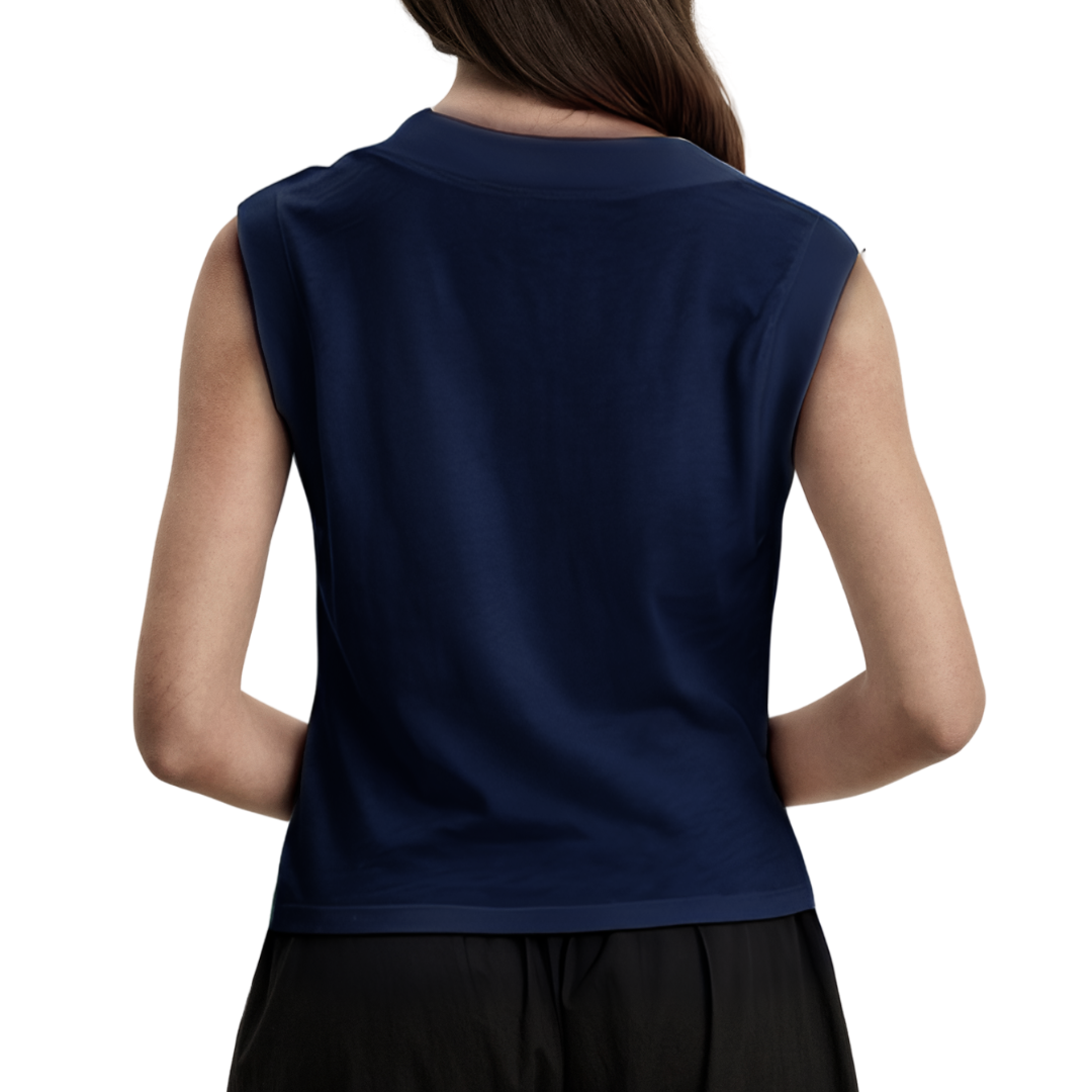 Maria Top in Navy