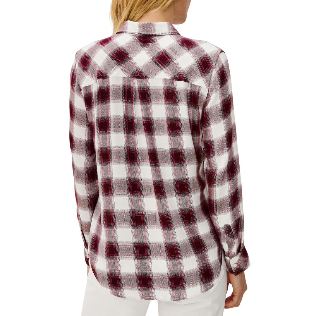 Hunter Shirt in Raspberry Wine