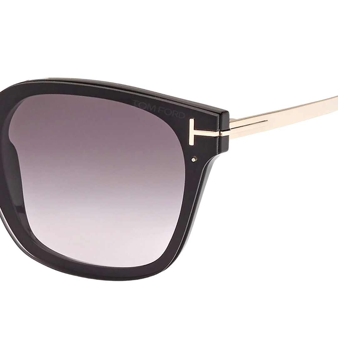 Philippa Sunglasses in Shiny Black