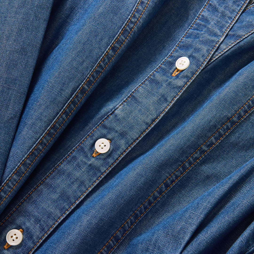 Korinda Mini Shirtdress in Pool Party