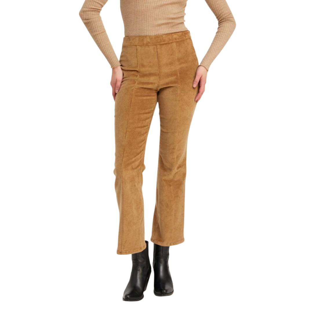 Ankle Flare with Princess Seams in Sepia