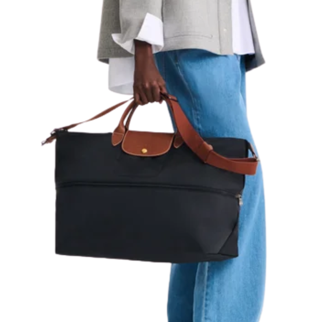 Le Pliage Original Expandable Travel Bag in Black