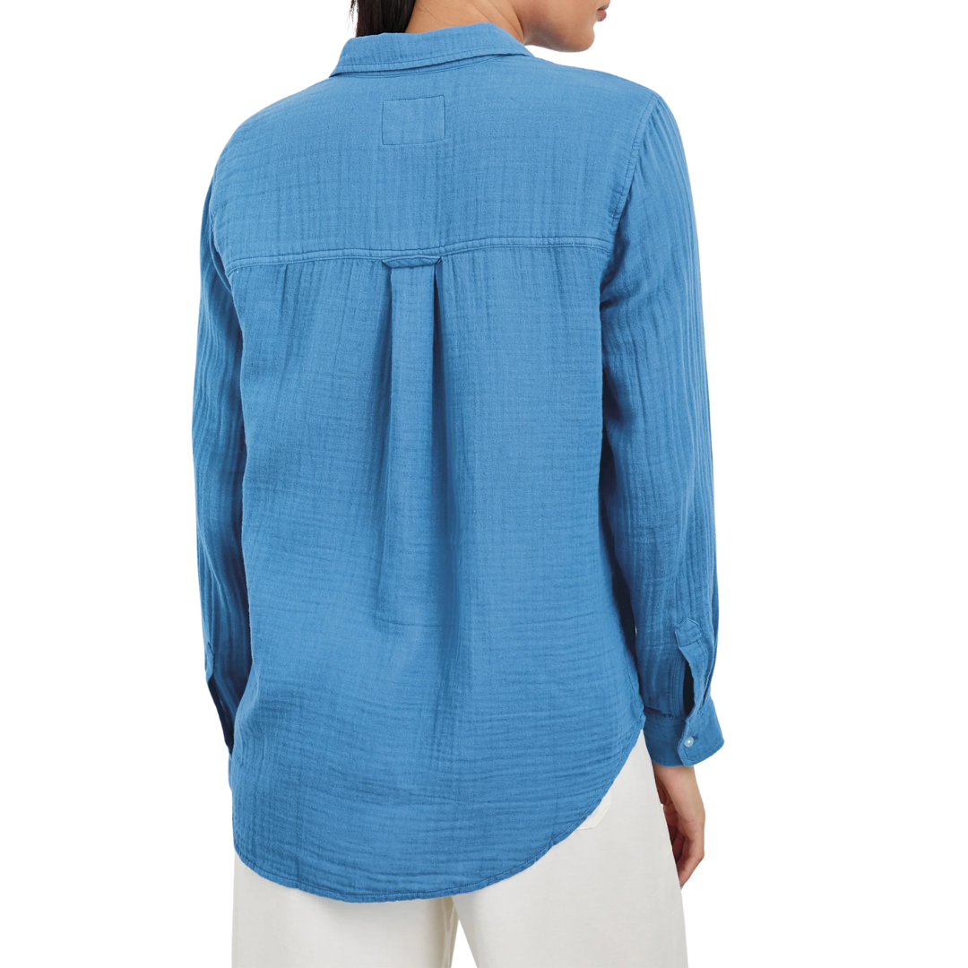 Ellis Shirt in French Blue