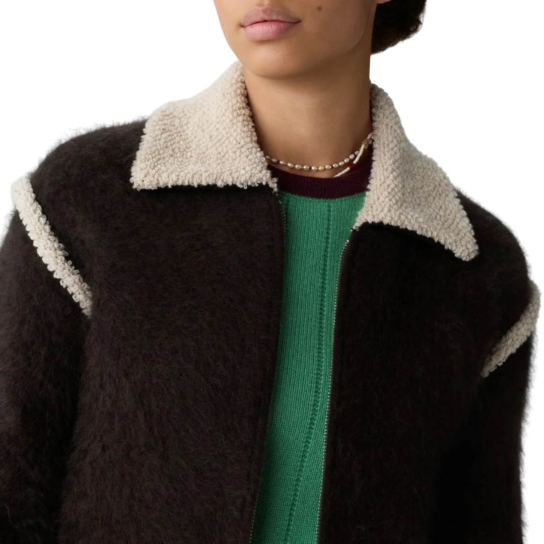 Grizzly Frankie Jacket in Burnt Cocoa