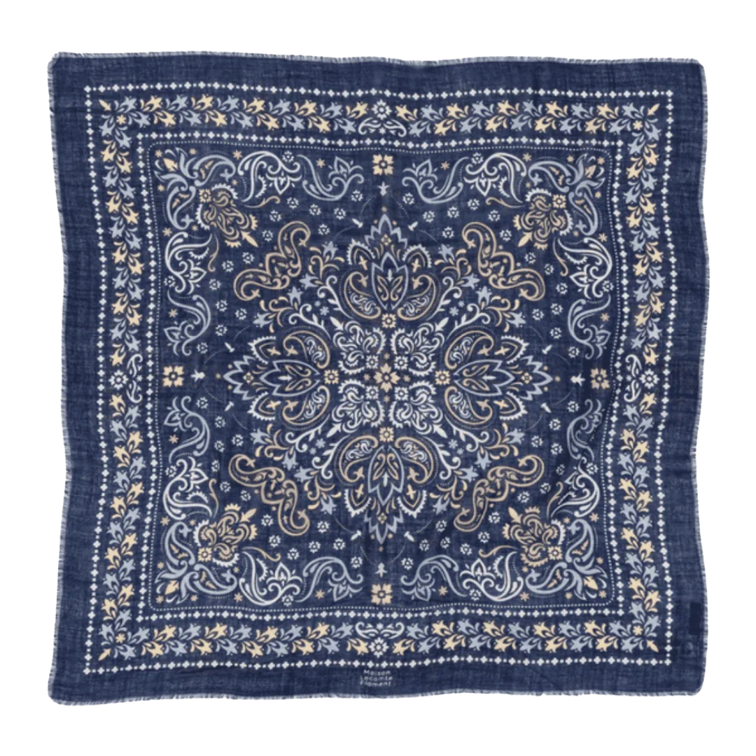 Faro Bandana Scarf in Blue