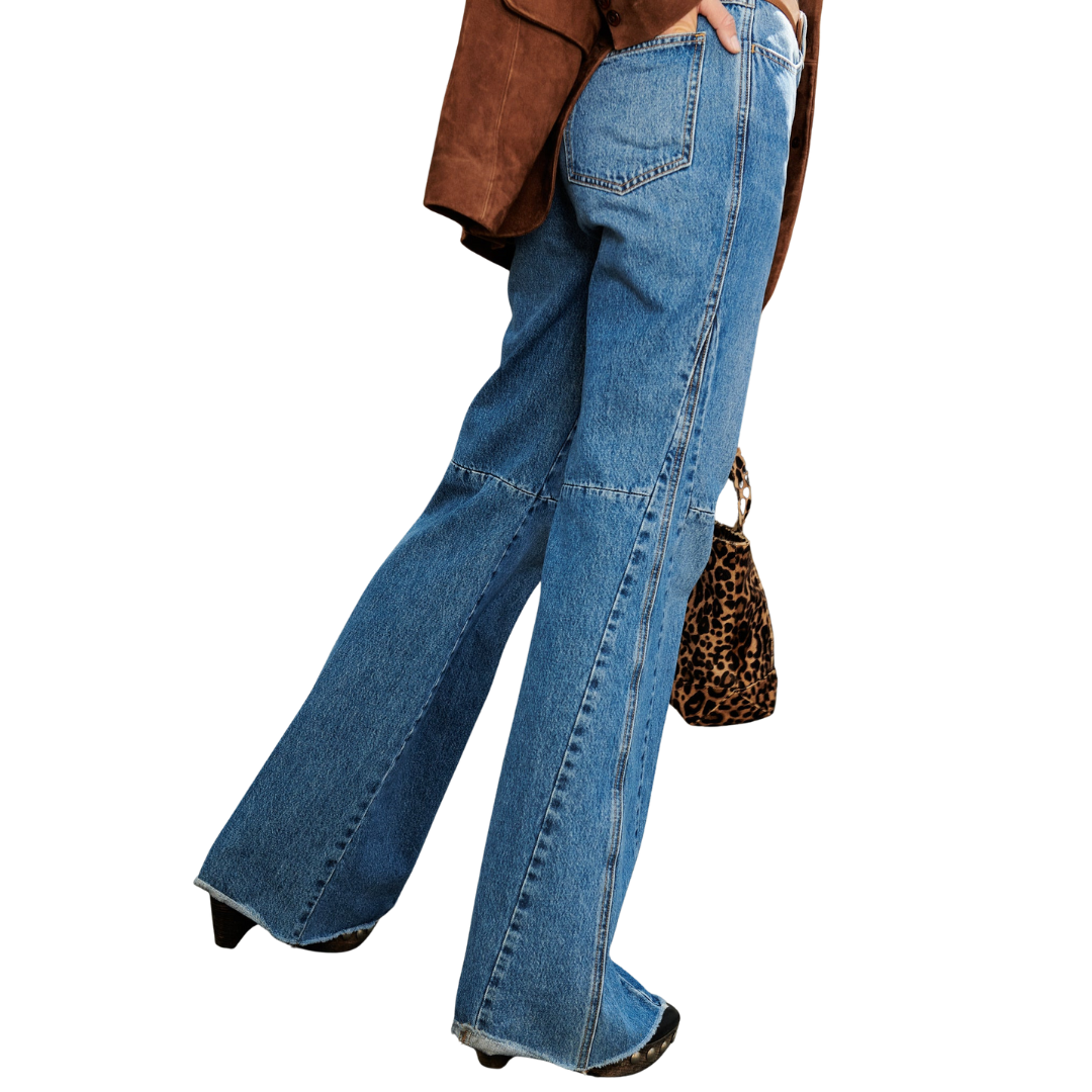 Patch Pocket Flare in Edith