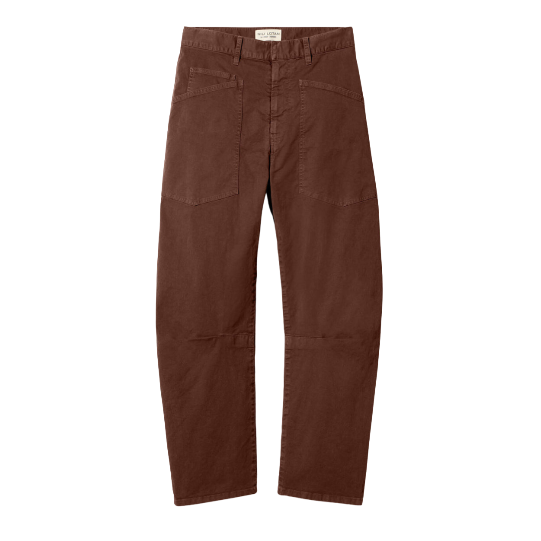 Shon Cotton Pant in Cabernet