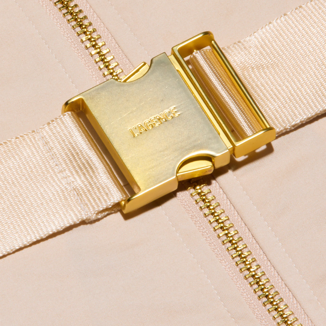 Kylo Poplin Shirt Dress in Biscuit