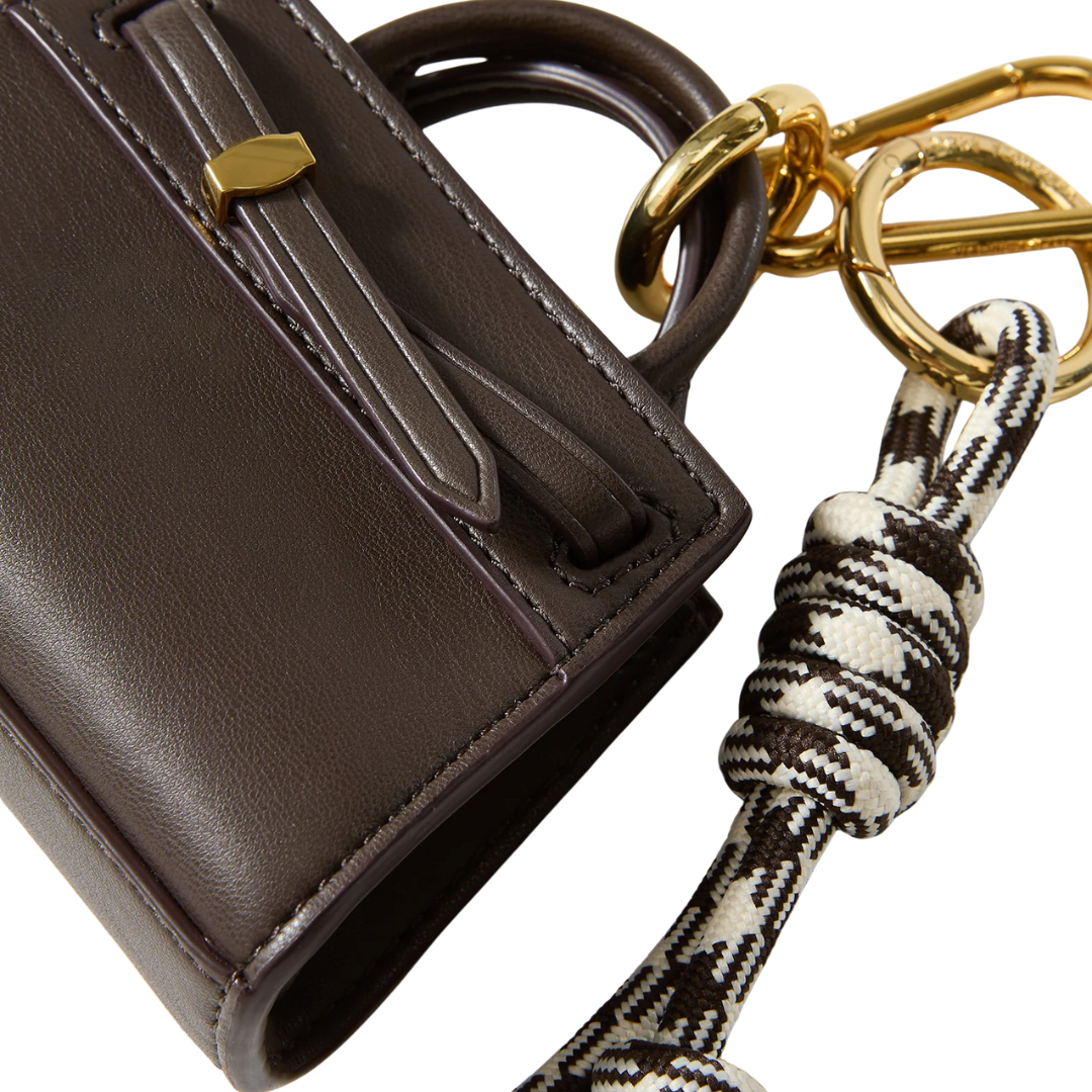 Dash Bag Charm in Espresso Multi