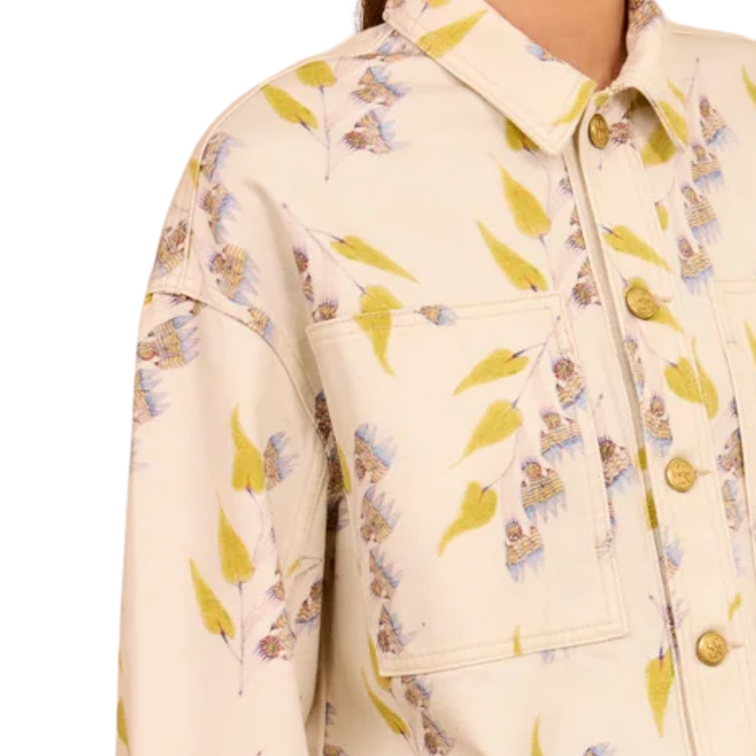 The Bobbi Cropped Jacket in Infinite Flower