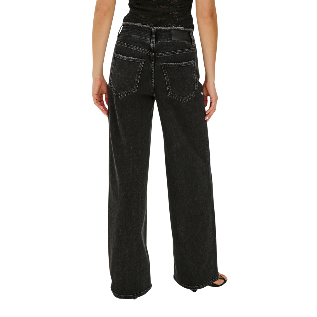 Angeleno Wide Leg in Ash Black