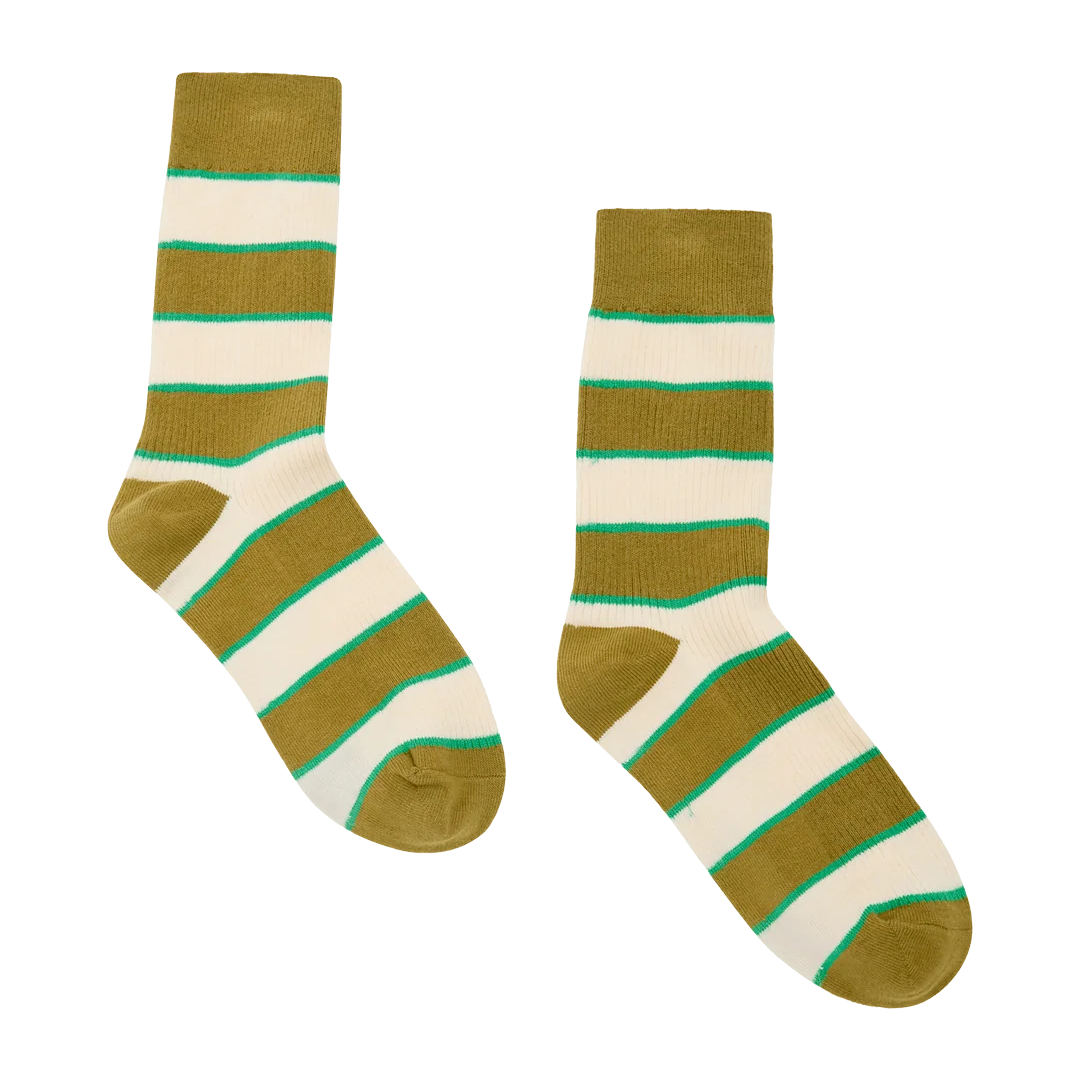 The Collegiate Sock in Green