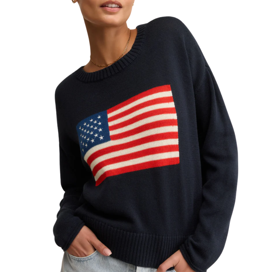 Sienna Patriot Sweater in Eclipse
