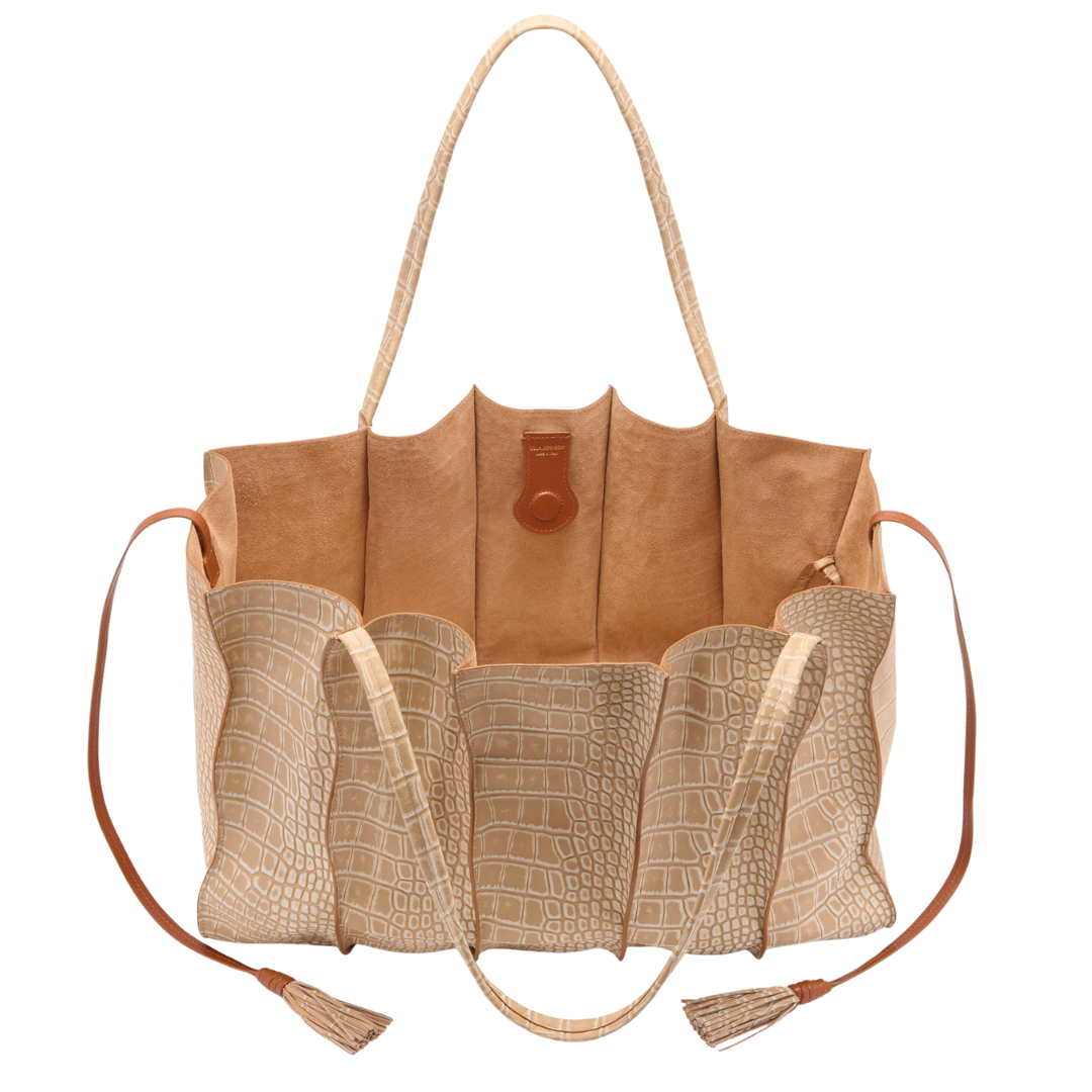 Adria Large Tote in Dune